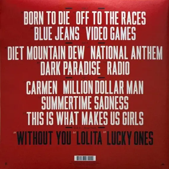 Lana Del Rey – Born To Die 2LP