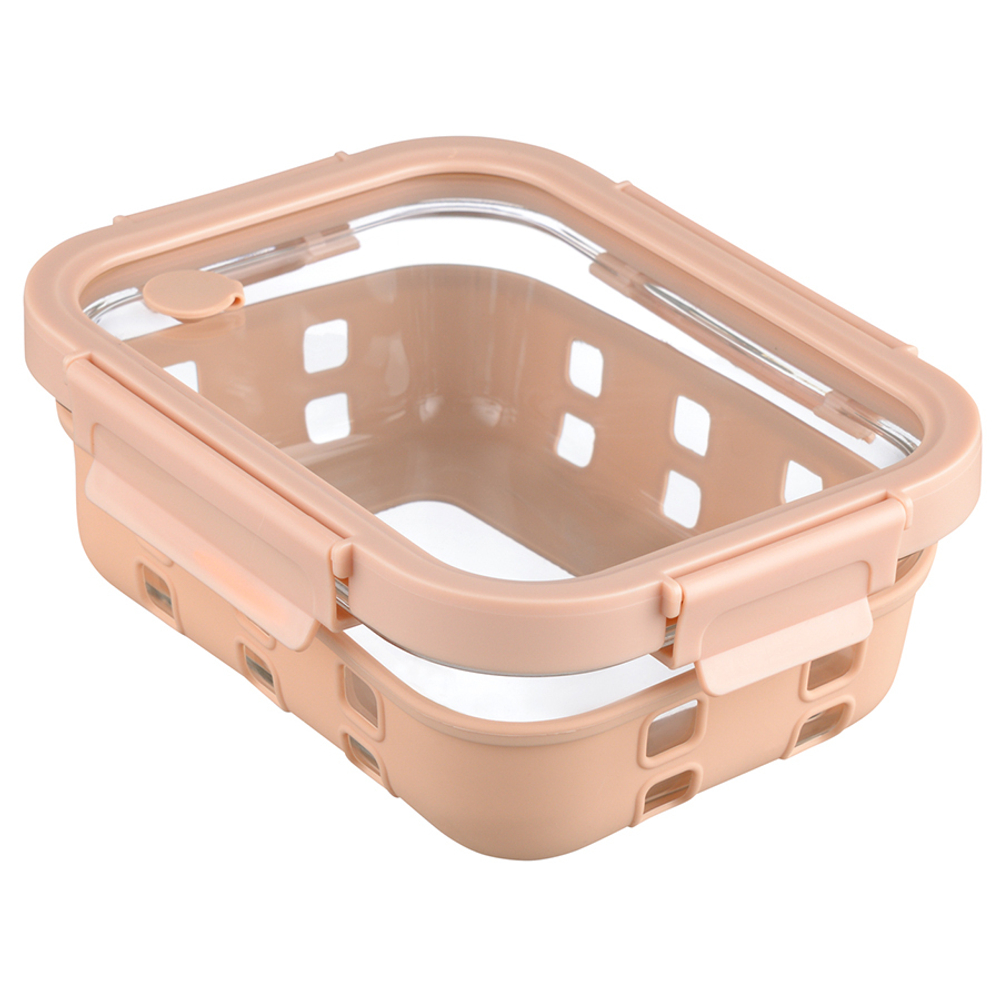 Контейнер Smart Solutions 1.05л бежевый в чехле