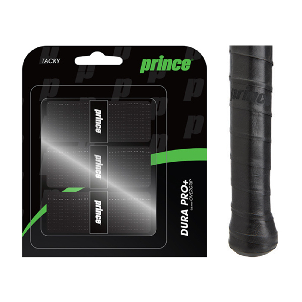 Овергрип Prince Dura pro+ черный, 3шт/уп