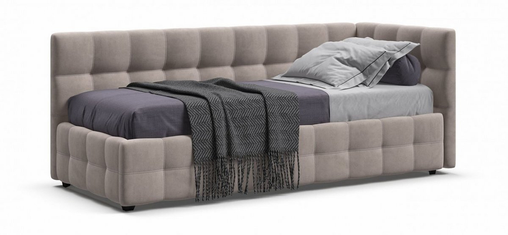 Кровать Босс мини велюр Monolit латте