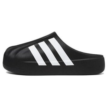 adidas originals AdiFOM SUPERSTAR MULE Домашние тапочки Черно-белая панда Унисекс