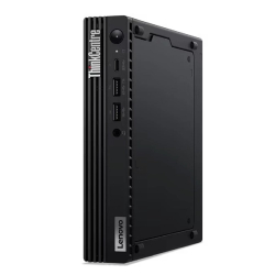 Компьютер Lenovo ThinkCentre M70q Gen 4 Tiny [12E4SAVV01] Black (Core i3-13100T / 8Gb / SSD256Gb / VESA / ru kb / m / noOS)