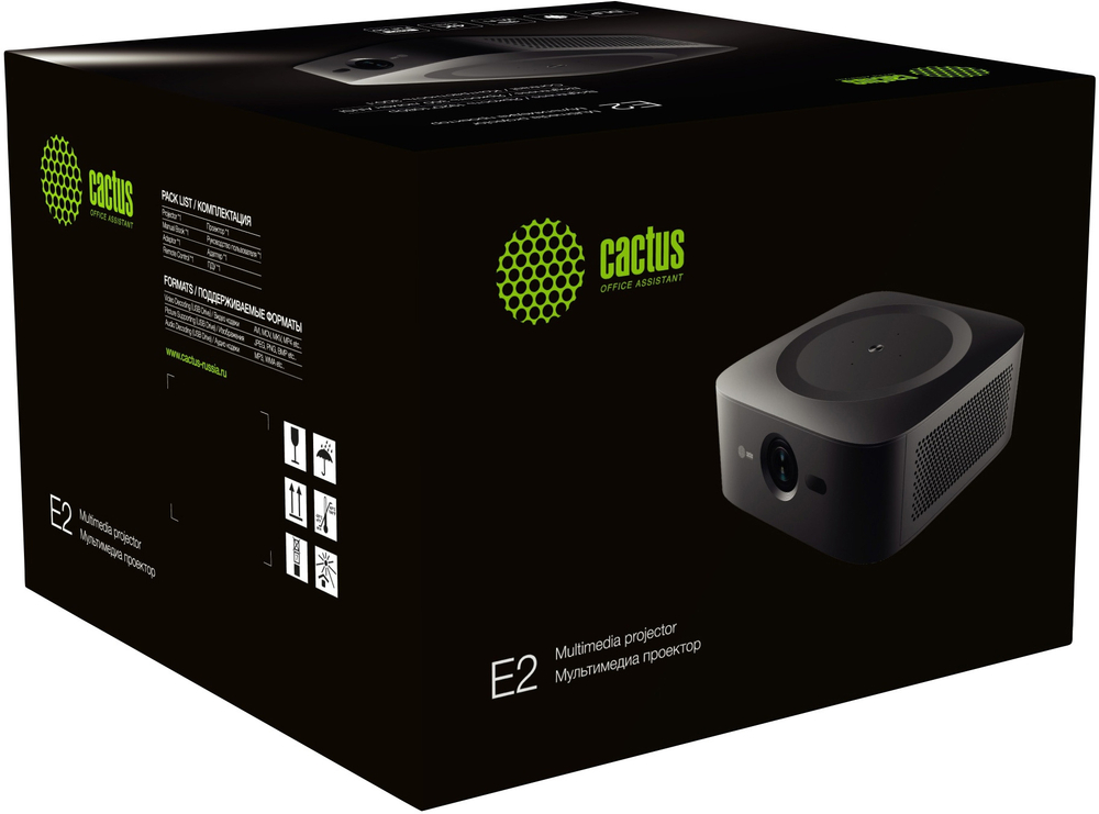 Проектор  Cactus CS-E2.SG