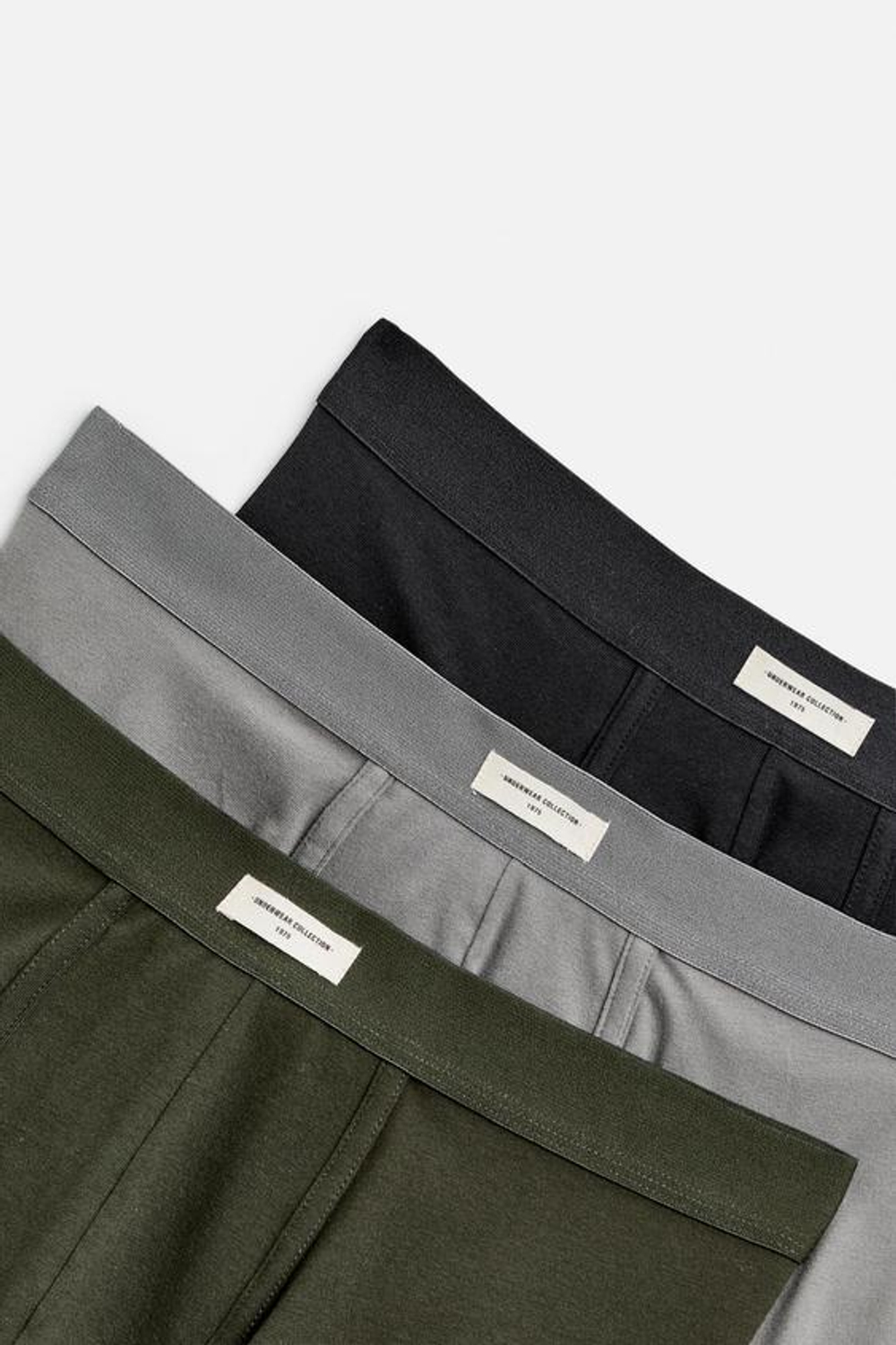 ZARA НАБОР ИЗ ТРЕХ ТРУСОВ-БОКСЕРОВ SOFT, РАЗНОЦВЕТНЫЙ