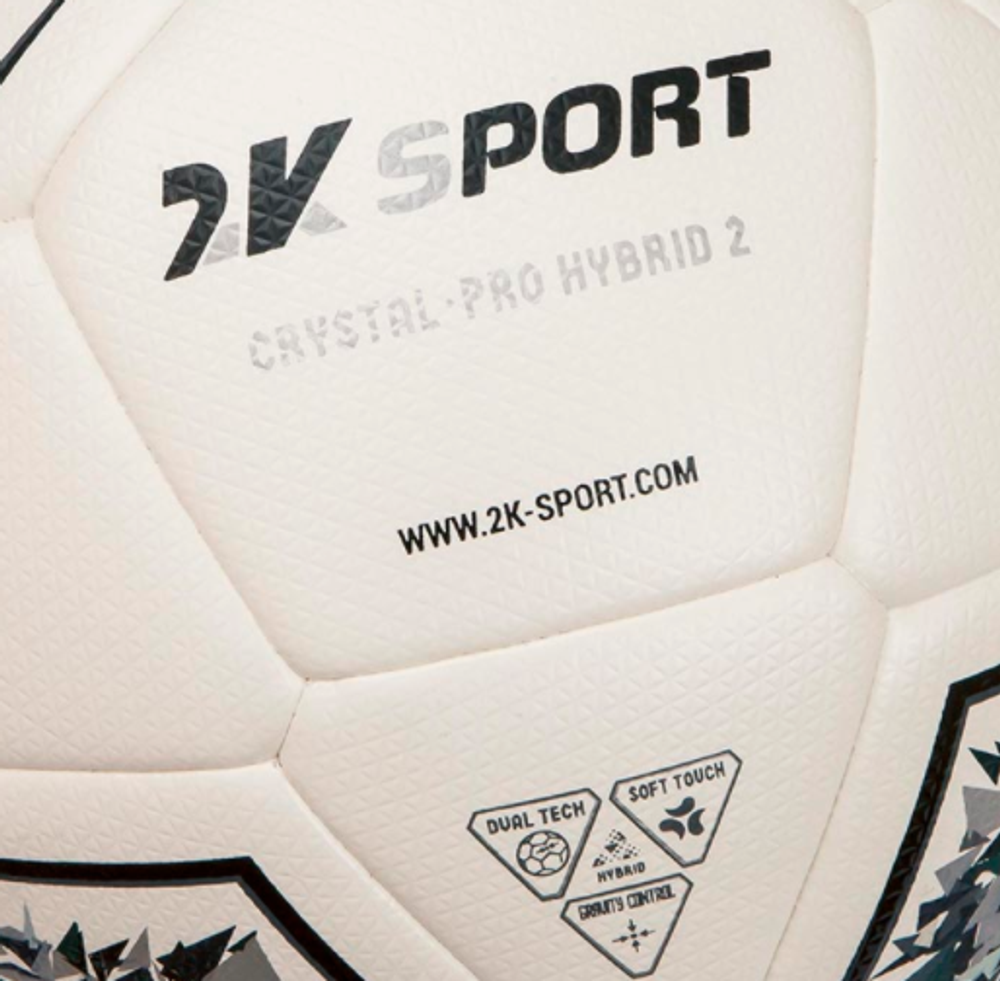 Комплект мячи футбольные 2K SPORT CRYSTAL PRO HYBRID 2 (размер 4, 30 шт.)