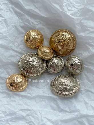 Пуговицы в стиле Бмн. серебро