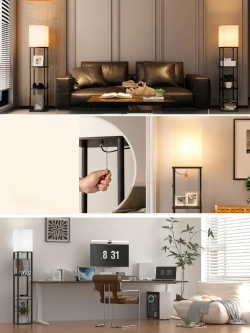 Roshanak Торшер светильник напольный с полочкой