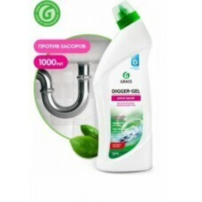 Гель для чистки труб Grass: Диггер-гель 1 л.