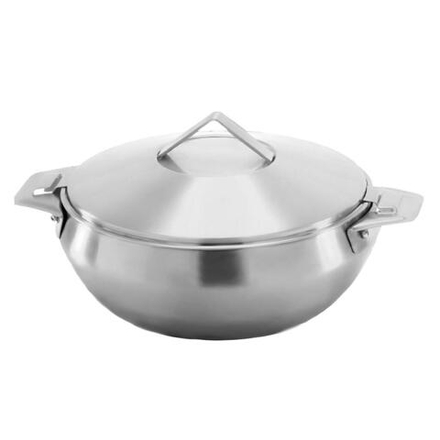 Кастрюля для подачи 1,25 л, 20,5/14,5 см h13 см с крышкой Style Buffet нерж. P.L. Hotelware