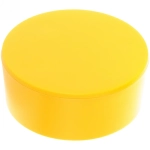 Зеркало настольное с органайзером для косметики «Beauty», цвет желтый, 16,5*17см