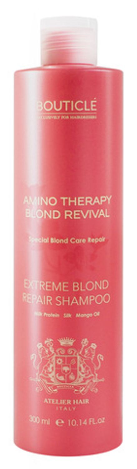 Шампунь для экстремально поврежденных осветленных волос - Bouticle Extreme Blond Repair Shampoo 300 мл