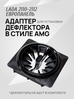 Адаптер дефлектора Lada Granta для ВАЗ 2110-2112 Cтарая панель. Центральное сопло воздуховода. 2 шт.