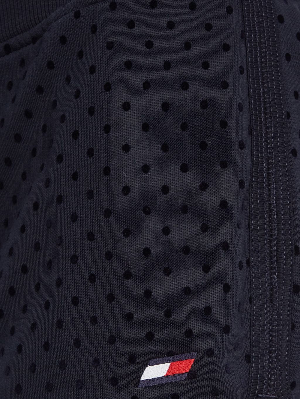 Женские теннисные шорты Tommy Hilfiger RW Terry Polka Dot Short - desert sky/polka dots