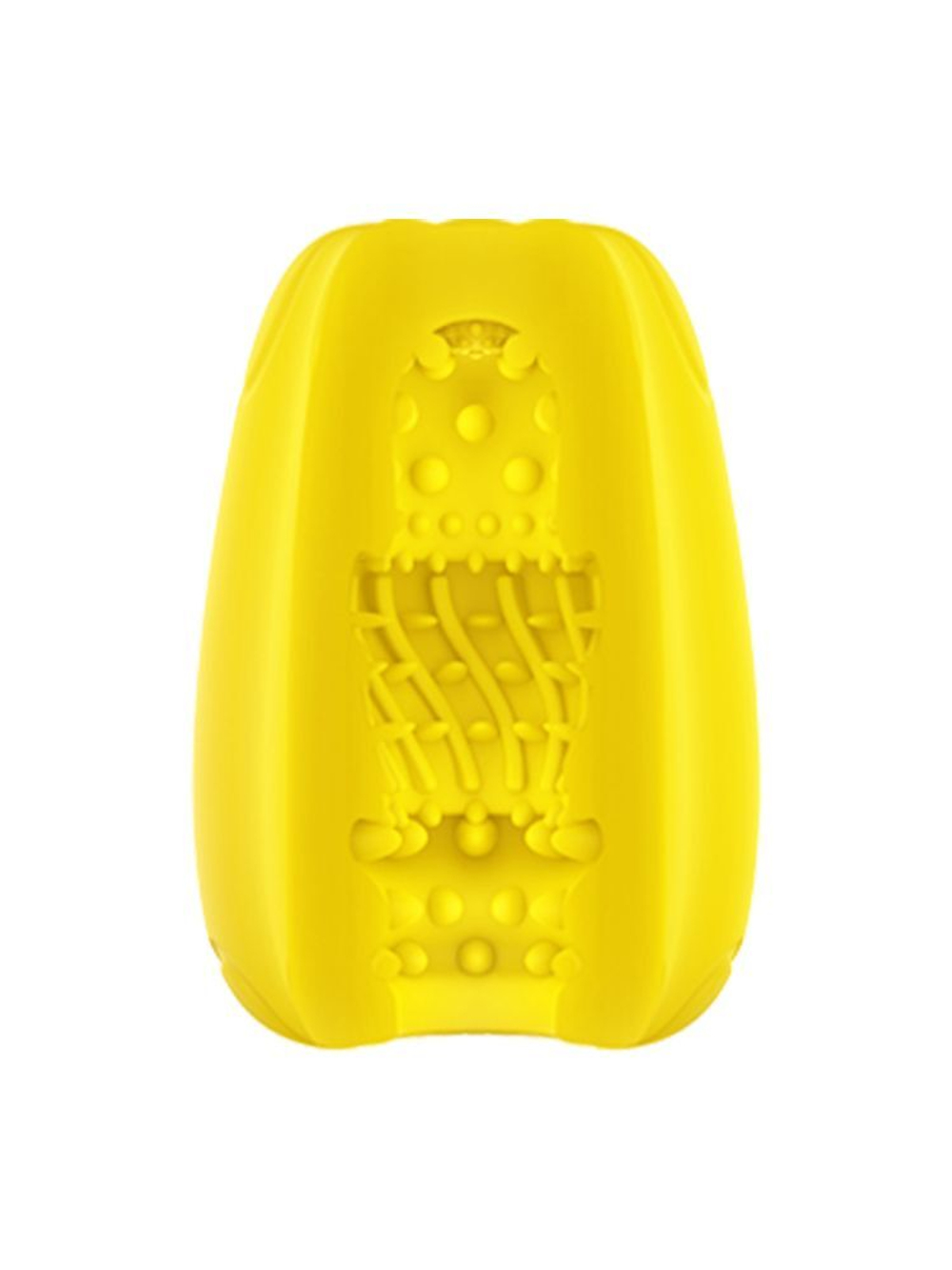 Желтый мастурбатор-яйцо Bisedze