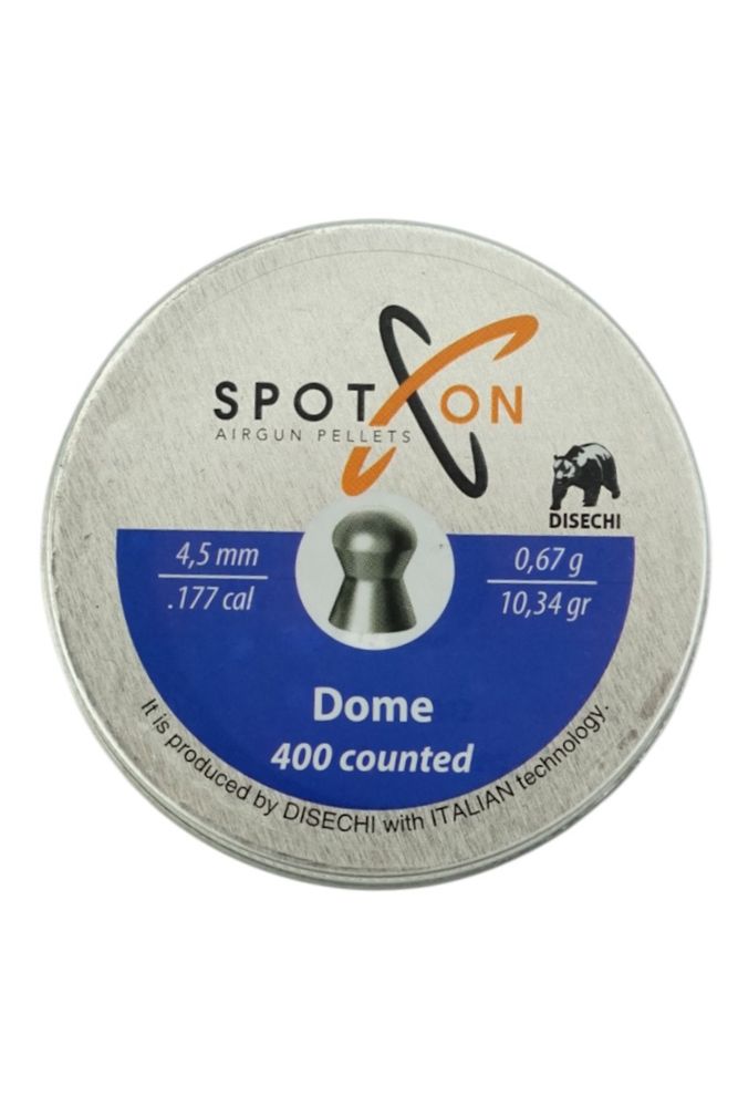 Пули для пневматики SPOTON Dome 4,5 мм, 0,67 гр. (400 шт)