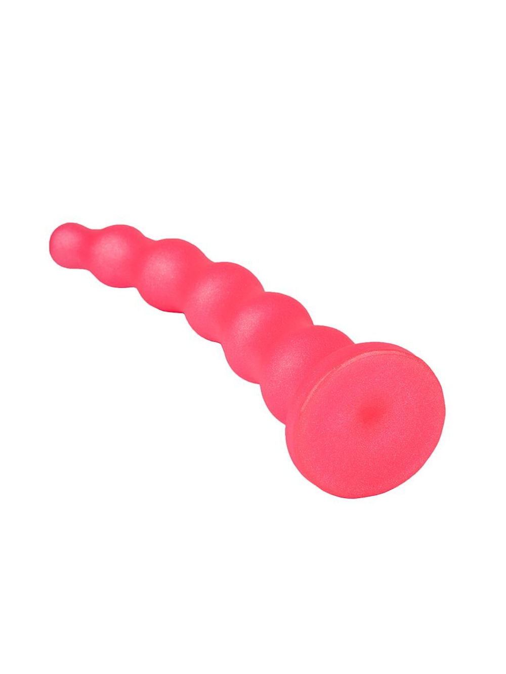 Розовый гелевый анальный стимулятор - 20 см. (Цвет: розовый)