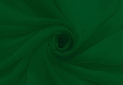 Ткань Шифон, 120гр/м.п., 150 см, зелёный