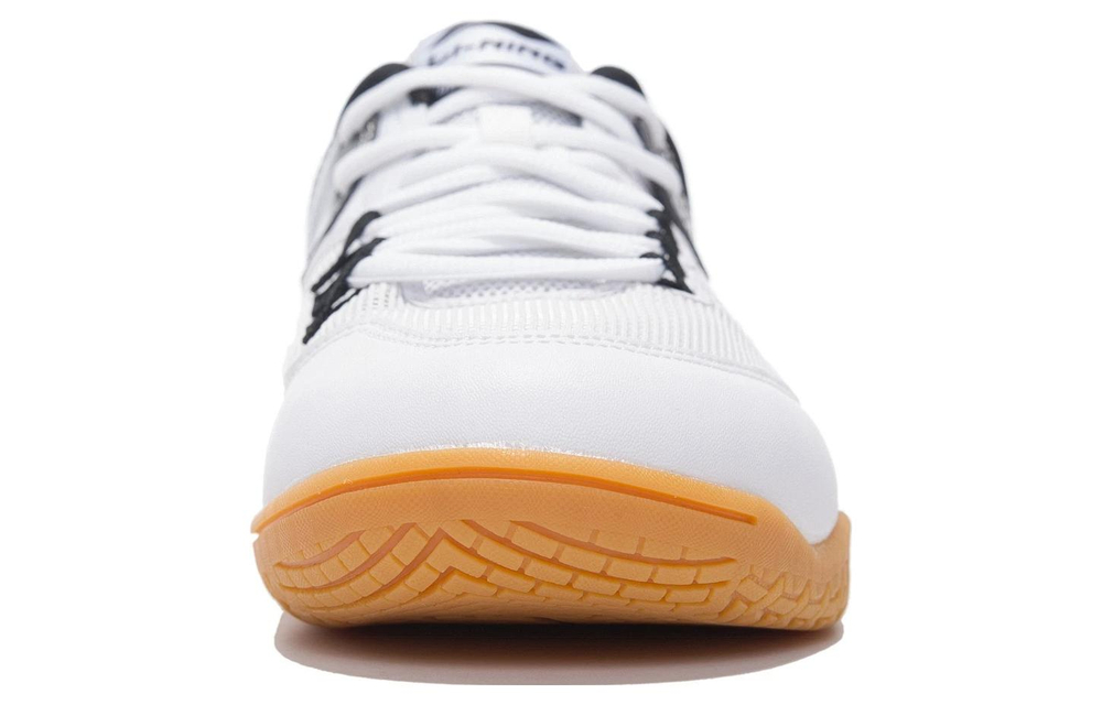Li Ning Smoothly Glide Slip Resistant Breathable Abrasion Resistant Low top Table Tennis Shoes Men"s White Black Red