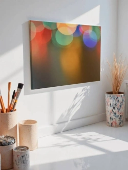 Картина на стену 40 X 50 Огни абстракция