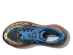 Кроссовки для бега мужские Hoka Stinson 7 Сине-оранжевые