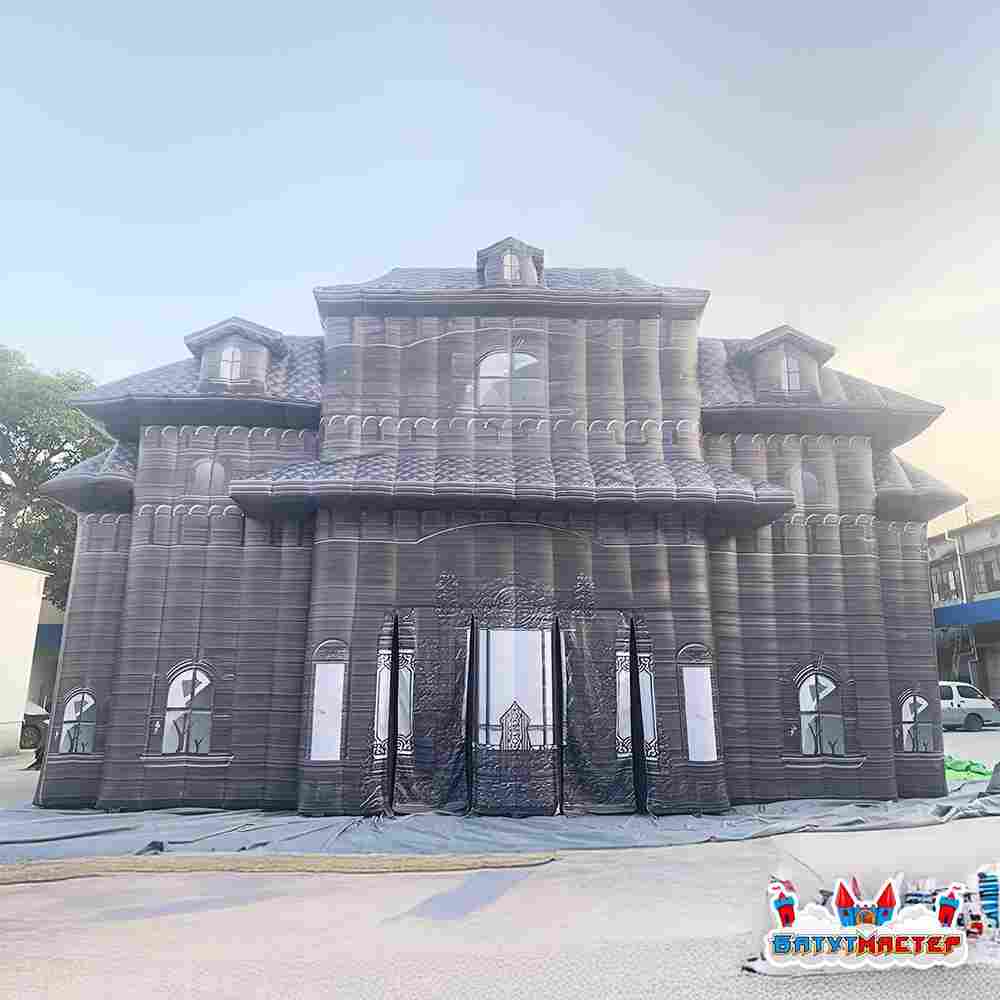 Надувной дом ужасов «Тьма», 15×15×9,8 м