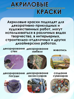 Акриловая краска глянцевая «Голубая»