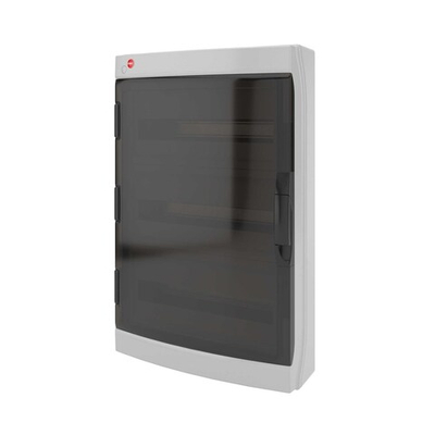 Щиток настенный с дверцей 54 мод.,IP65, серый, с клеммным блоком 160А