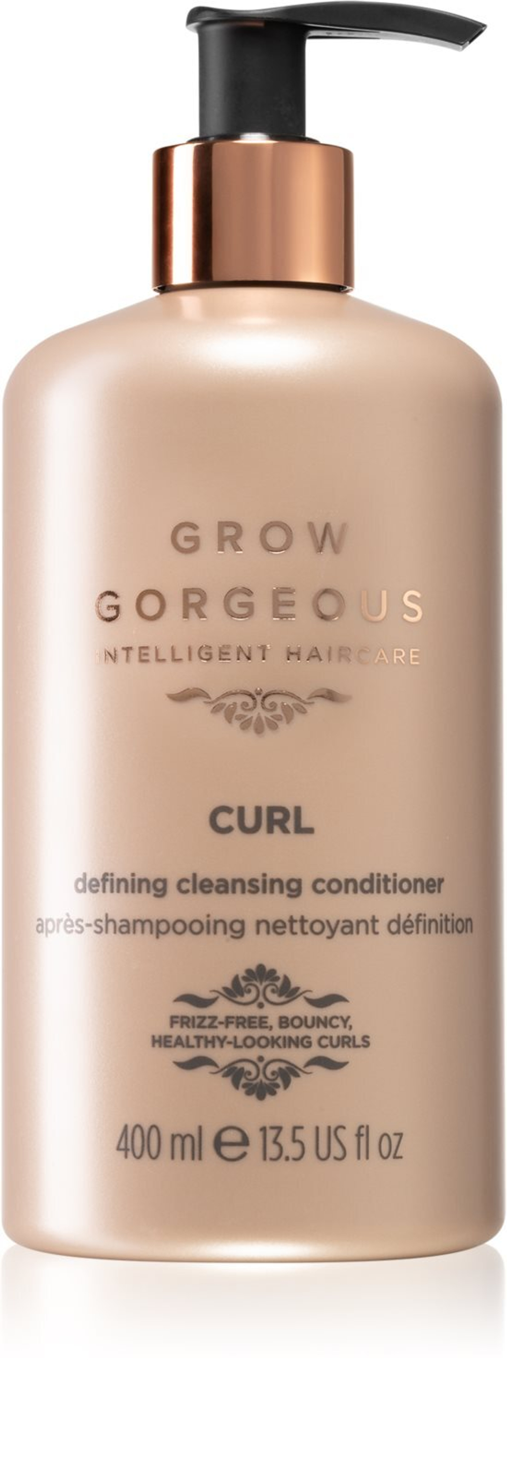 Grow Gorgeous Curl - очищающий кондиционер для непослушных кудрявых и волнистых волос /   400  ml  / GTIN 5060102606789