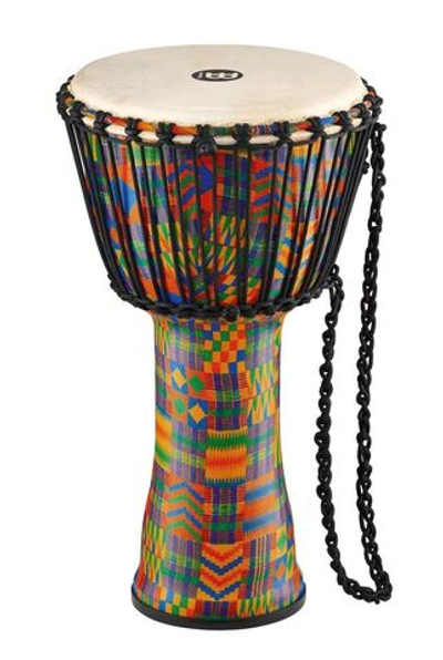 Travel Series Джембе 10"Х20", Пластик, Кожаная Мембрана, Цвет Kenyan Quilt Meinl Padj2-M-G
