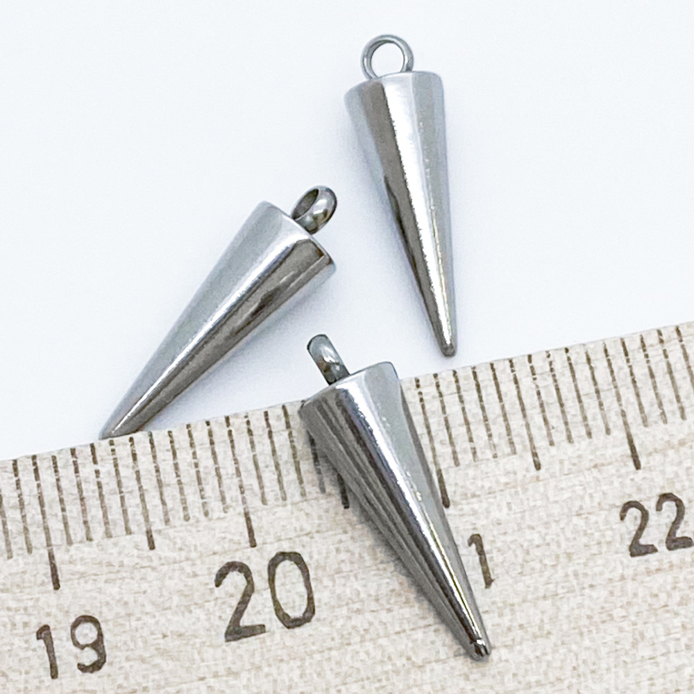 Подвеска Шип, сталь, размер 18*5 мм, цена за 1 шт