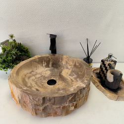 Раковина из окаменелого дерева Fossil Basin OD-02358 53*48*15 см