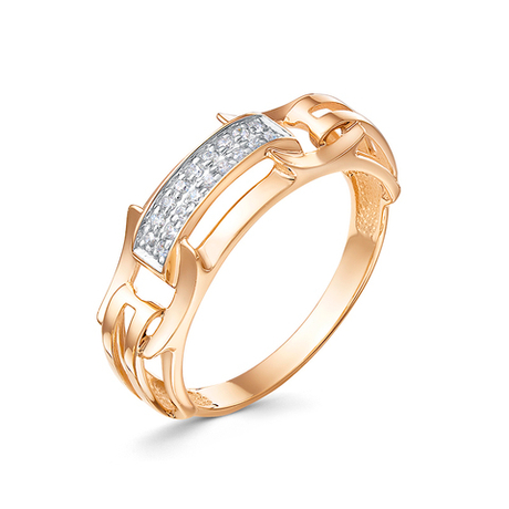 Кольцо из золота 585 пробы с Фианит