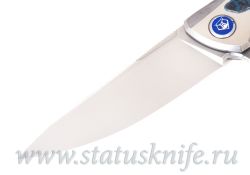 Нож Широгоров Флиппер F95NL 3M M390 CF ARCTIC STORM MRBSфотография - 4