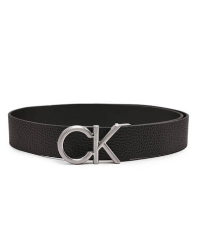кожаный ремень ck metal bombe Calvin Klein - черный(K50K509956)