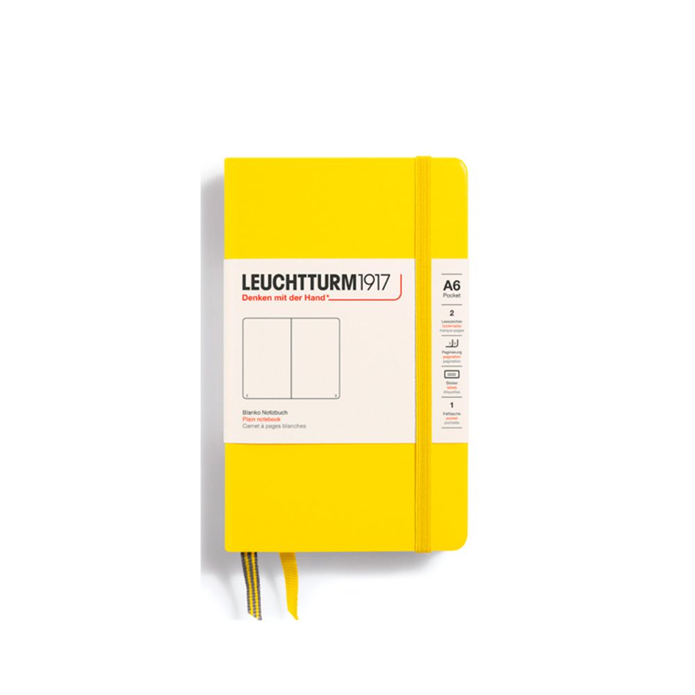Блокнот Leuchtturm1917 Classic A6 нелинованный с твердой обложкой (344797)