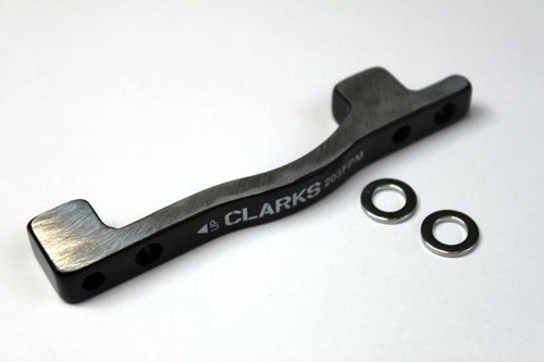 Адаптер CLARKS для дискового тормоза передний 203мм CB-6065BLK-203FPM