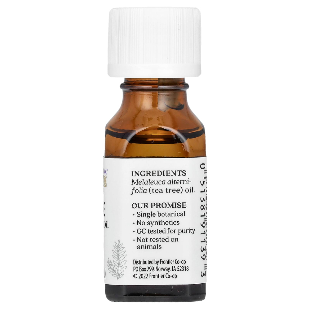 Aura Cacia, чистое эфирное масло, чайное дерево, 15 мл (0,5 жидк. унции)