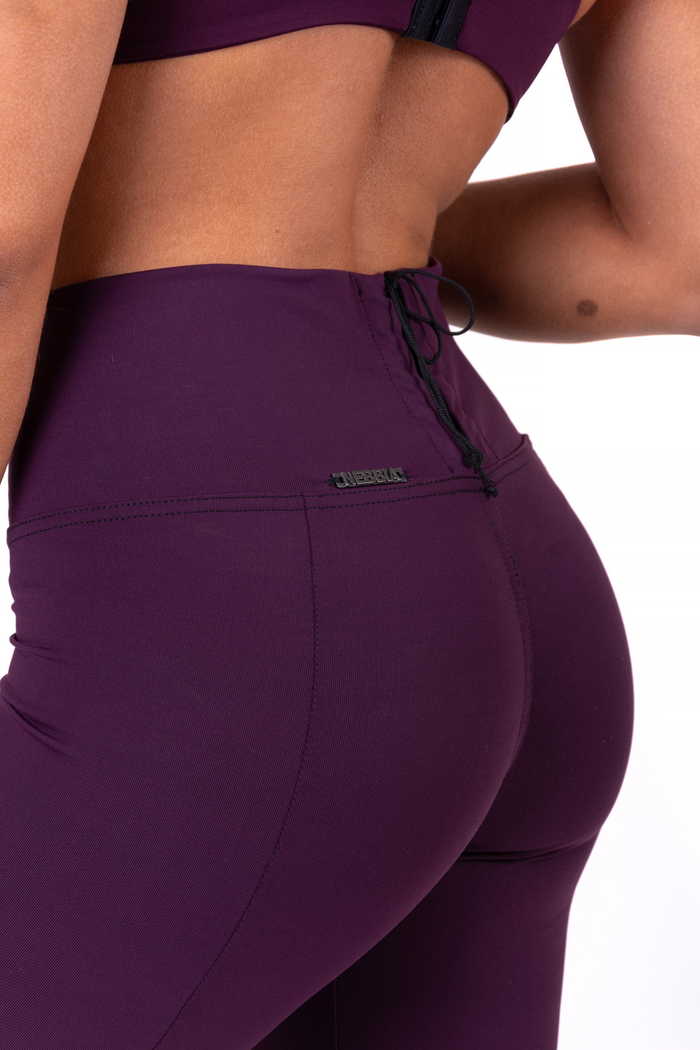 ЛОСИНЫ NEBBIA LACE-UP 7/8 LEGGINGS 661 BURGUNDY