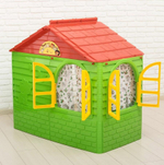 Домик детский №1, 69*129см. зел/красн.