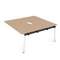 10БДСВ.279 Стол системы БЕНЧ, сдвоенный, на 2 рабочих места - средний (1400*1435*750)