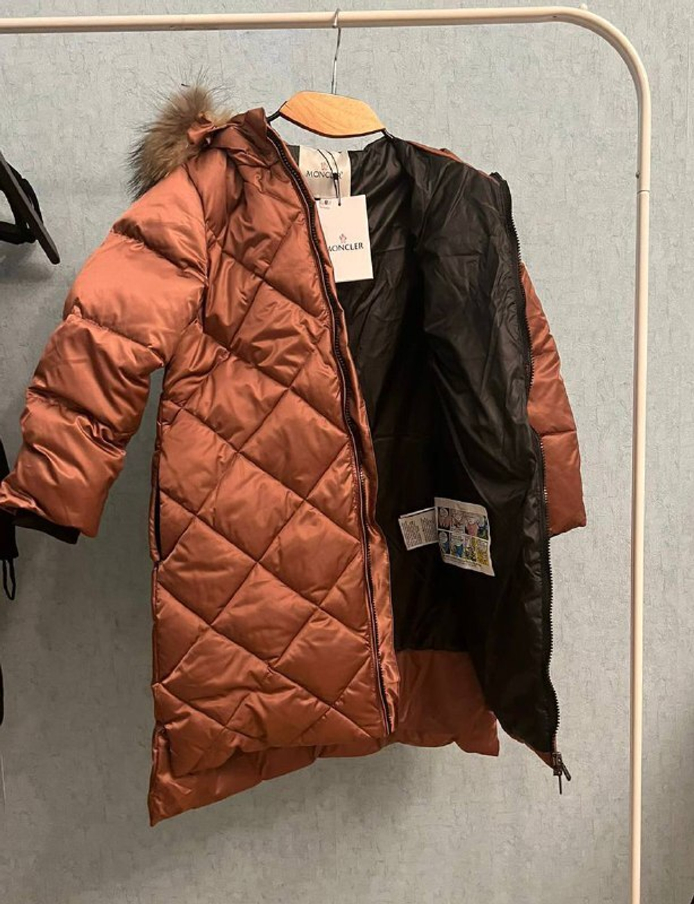 Детское пальто на пуху Moncler Coat