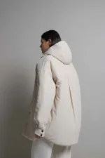 Капюшон-манишка Alexandra Talalay AH001 ванильный