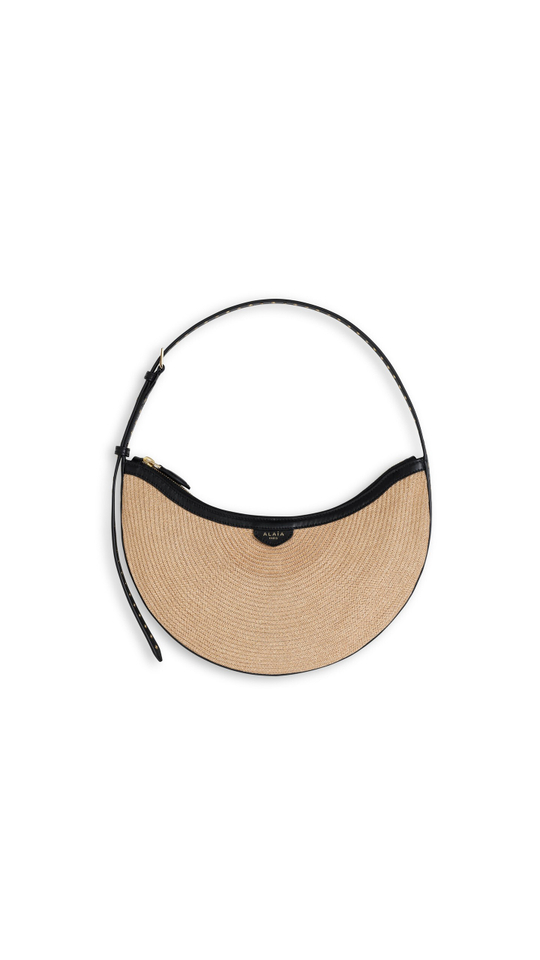 ALAÏA СУМКА ONE PIECE DEMI LUNE, НАТУРАЛЬНЫЙ