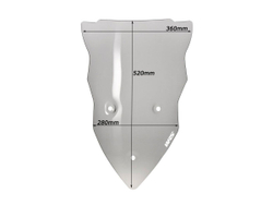 WRS Touring Ветровое стекло Ducati Multistrada 1200 затемненное DU001F