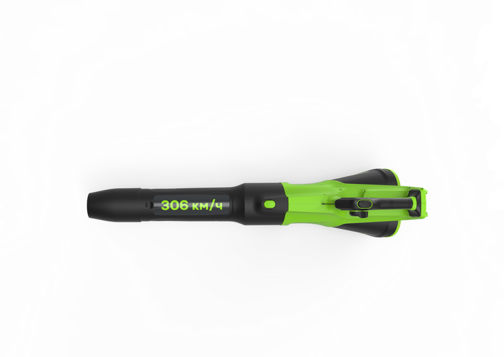 Воздуходувка аккумуляторная Greenworks Арт. 2408207UG, 40V, АКБ 5Ач и ЗУ