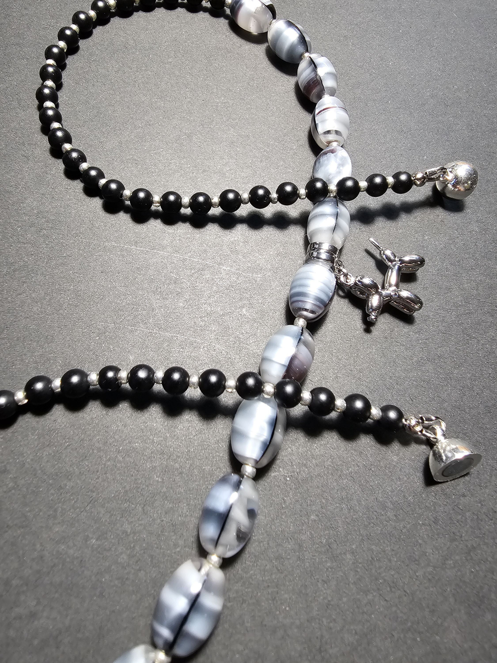 Колье ручной работы из Агата "Шарик"