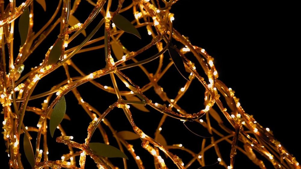 Светодиодная фигура "Волк воющий"