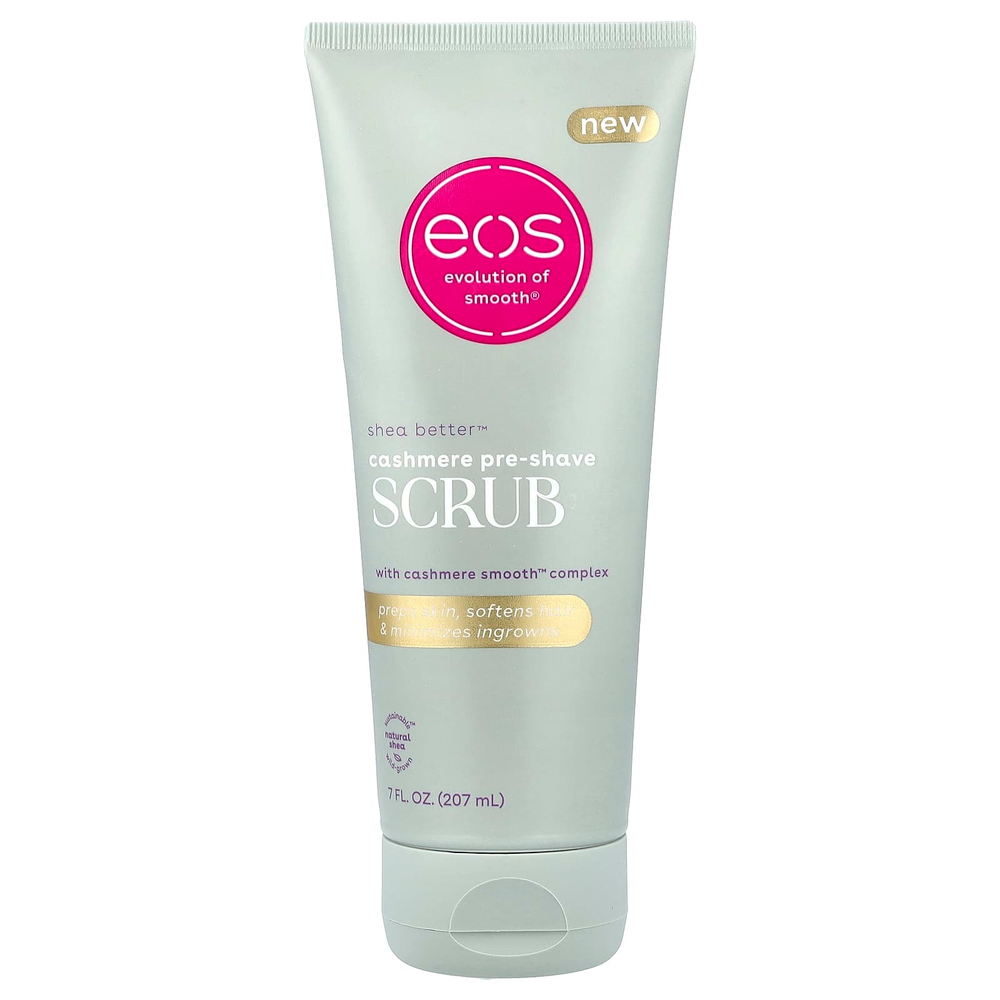 EOS, Shea Better™, кашемировый скраб для нанесения перед бритьем, 207 мл (7 жидк. унций)