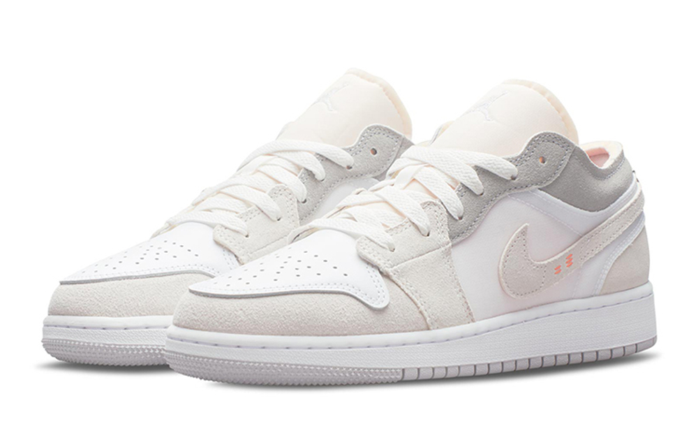 Jordan 1 Low 'Inside Out Cream White Light Grey' GS
