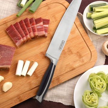 Нож кухонный "Шеф-повар" Kamille КМ-5120 (лезвие 20 см; рукоятка 13,5 см) из нержавеющей стали